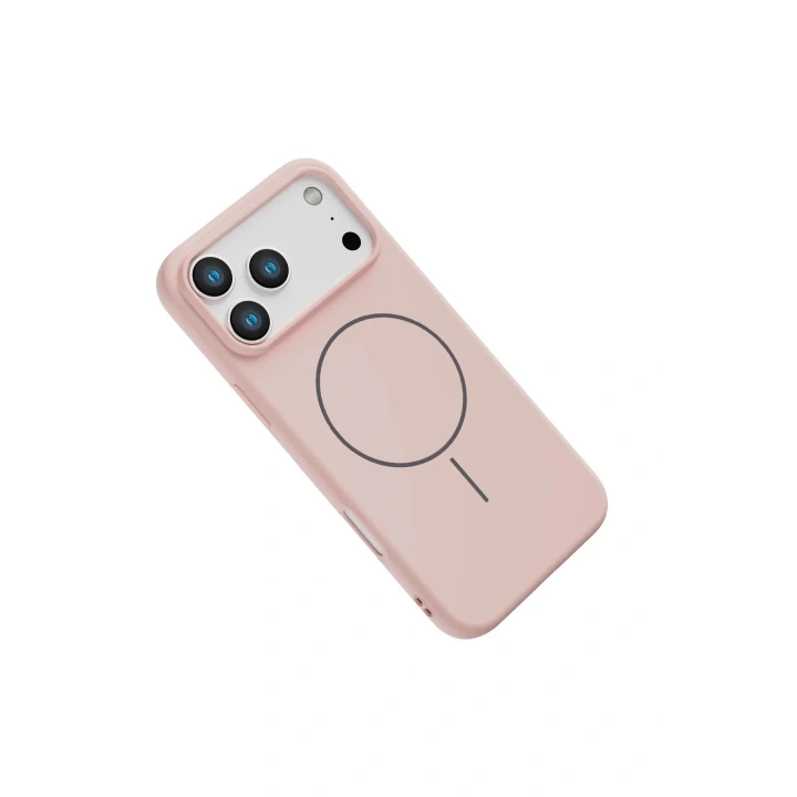 Mey İthalat®   iPhone 17 Pro Max Jully Magsafe Kapak - Pudra