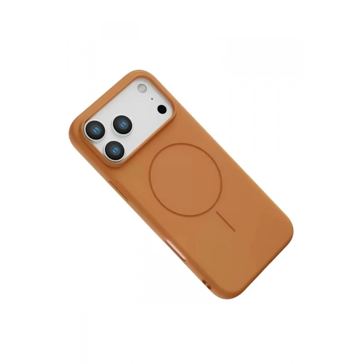 Mey İthalat®   iPhone 17 Pro Max Jully Magsafe Kapak - Turuncu