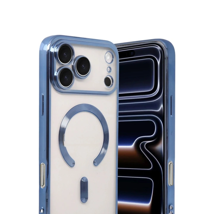 Mey İthalat®   iPhone 17 Pro Max Kross Magneticsafe Kapak - Sierra Blue