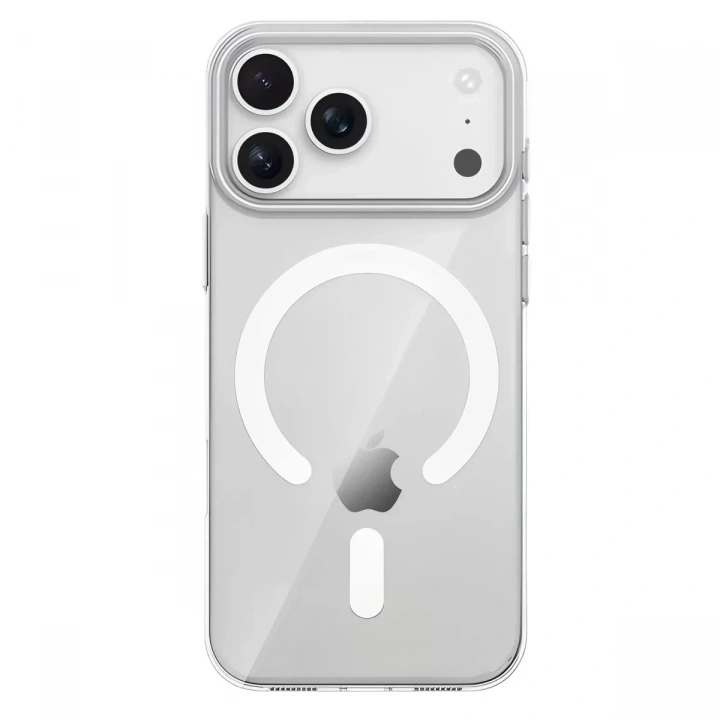 Mey İthalat®   iPhone 17 Pro Max PC Blank Magsafe Kapak - Şeffaf