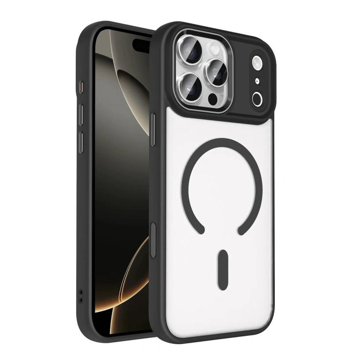 Mey İthalat®   iPhone 17 Pro Max Terea Magsafe Kapak - Siyah