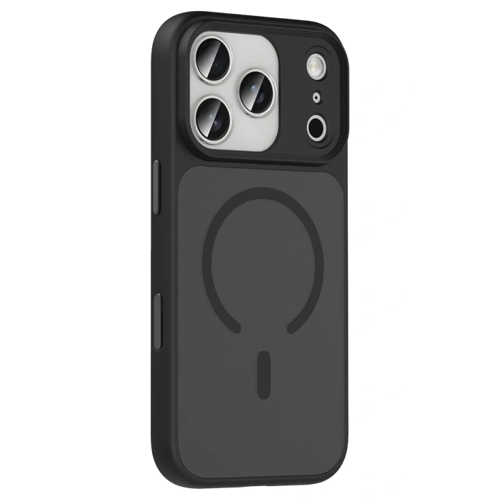 Mey İthalat®   iPhone 17 Pro Megane Magsafe Kapak - Siyah