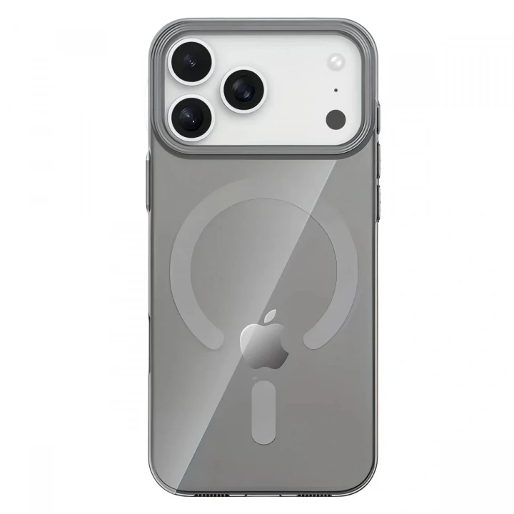 Mey İthalat®   iPhone 17 Pro PC Blank Magsafe Kapak - Natural Grey