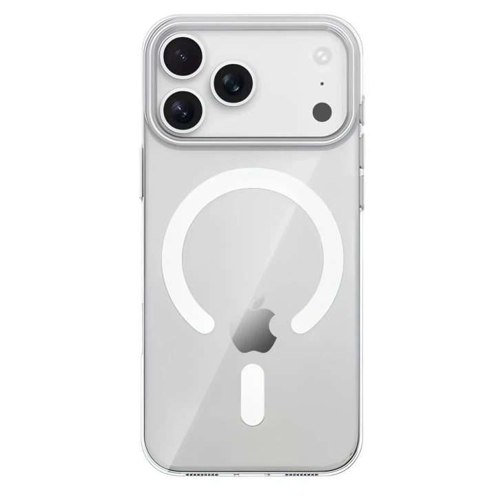 Mey İthalat®   iPhone 17 Pro PC Blank Magsafe Kapak - Şeffaf