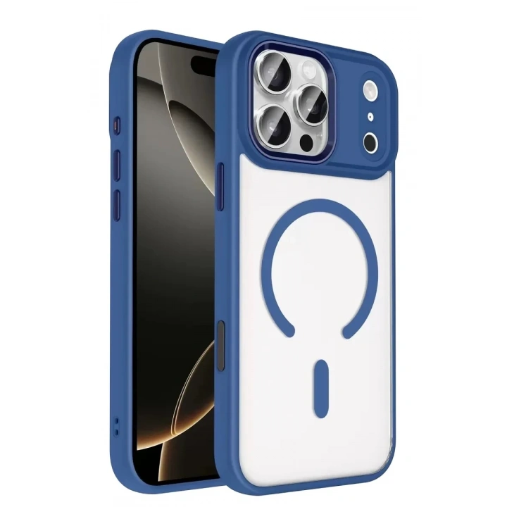 Mey İthalat®   iPhone 17 Pro Terea Magsafe Kapak - Lacivert