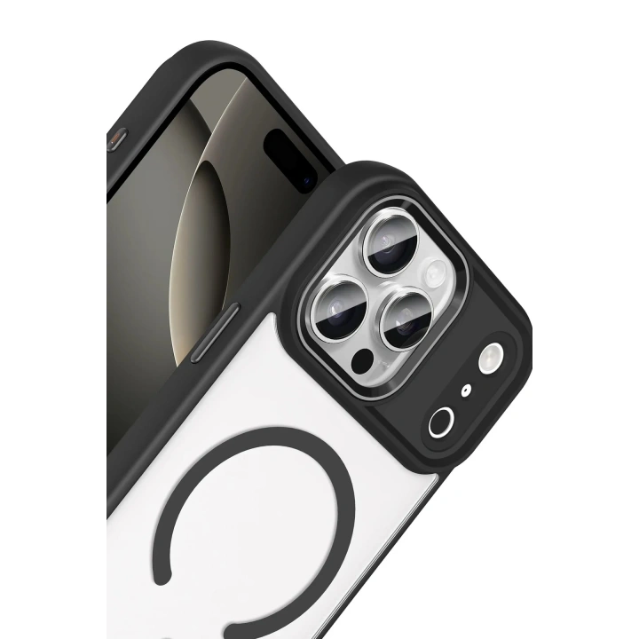 Mey İthalat®   iPhone 17 Pro Terea Magsafe Kapak - Siyah