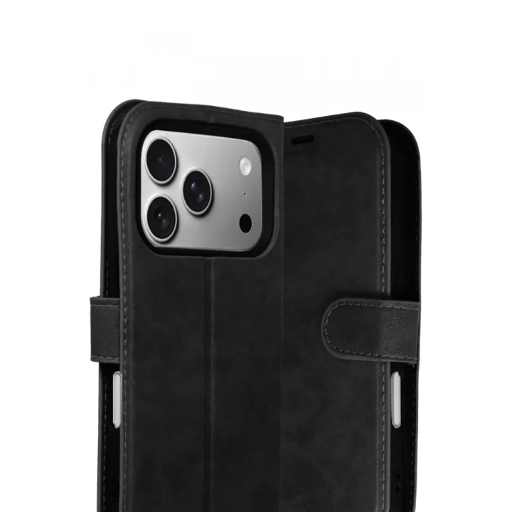 Mey İthalat®   iPhone 17 Pro Trend S Plus Kapaklı Kılıf - Siyah
