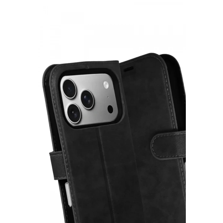 Mey İthalat®   iPhone 17 Pro Trend S Plus Kapaklı Kılıf - Siyah