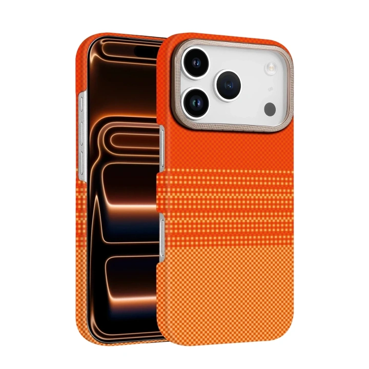 Mey İthalat®   iPhone 17 Pro Vega Magsafe Kapak - Sarı