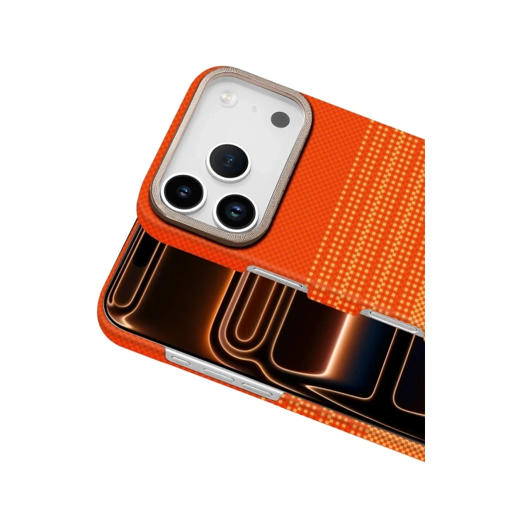 Mey İthalat®   iPhone 17 Pro Vega Magsafe Kapak - Sarı