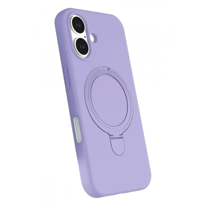 Mey İthalat®   iPhone 17 Regal Magsafe Standlı Kapak - Lila