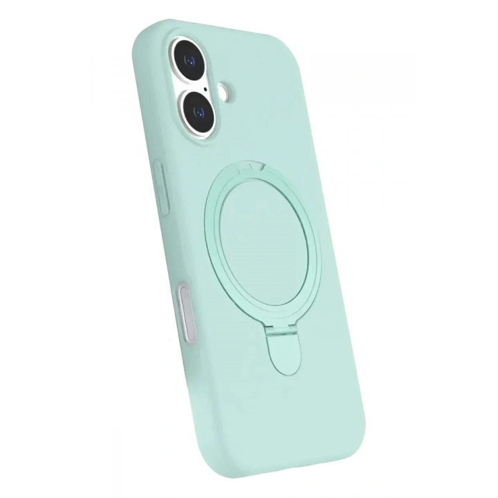 Mey İthalat®   iPhone 17 Regal Magsafe Standlı Kapak - Su Yeşili