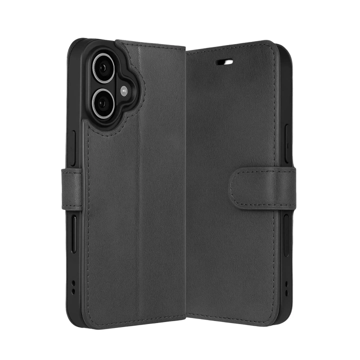 Mey İthalat®   iPhone 17 Trend S Plus Kapaklı Kılıf - Siyah