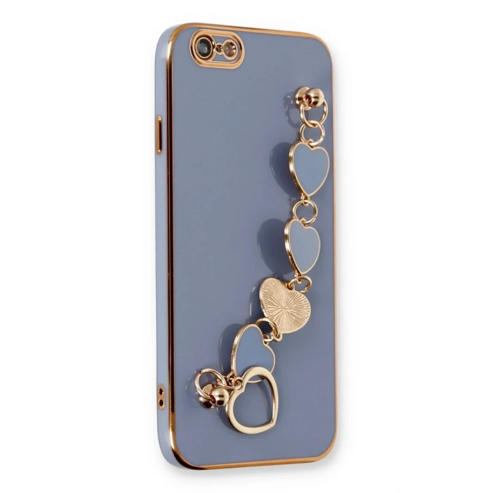 Mey İthalat®  iPhone 6 Kılıf Esila Silikon - Gri