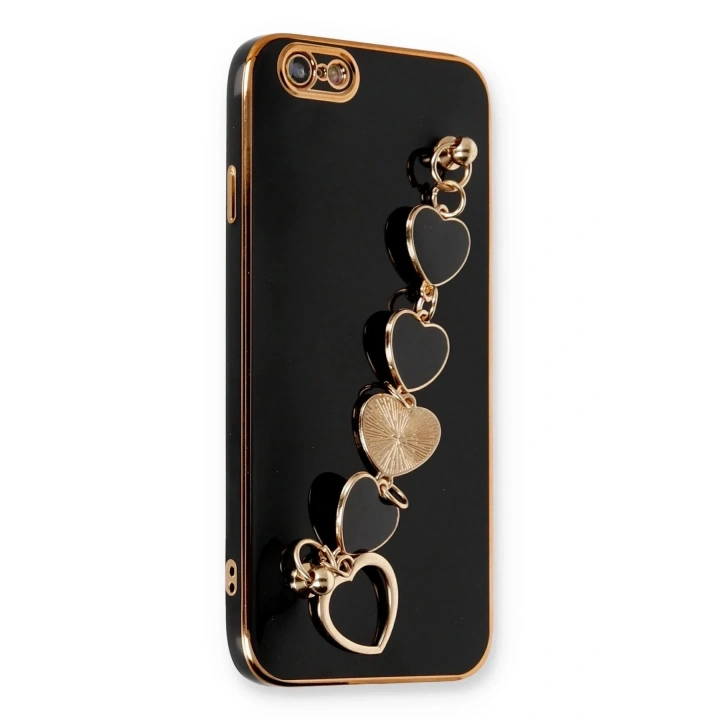 Mey İthalat®  iPhone 6 Kılıf Esila Silikon - Siyah