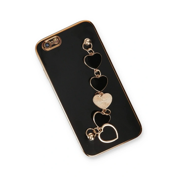 Mey İthalat®  iPhone 6 Kılıf Esila Silikon - Siyah