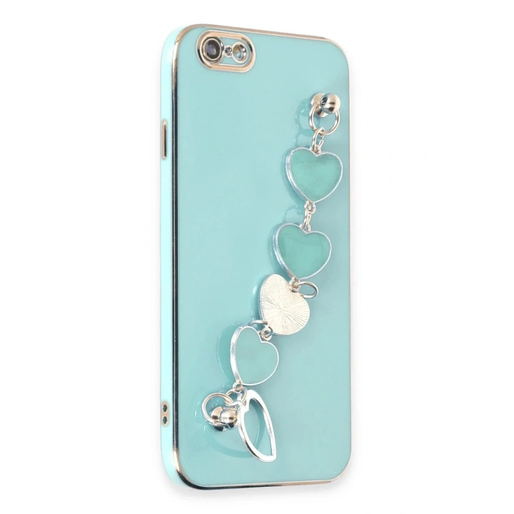 Mey İthalat®  iPhone 6 Kılıf Esila Silikon - Su Yeşili