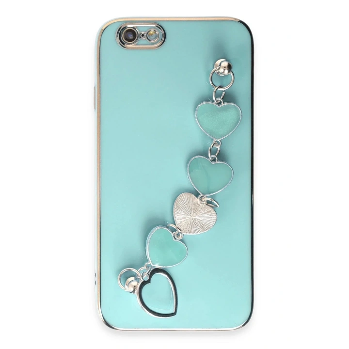 Mey İthalat®  iPhone 6 Kılıf Esila Silikon - Su Yeşili