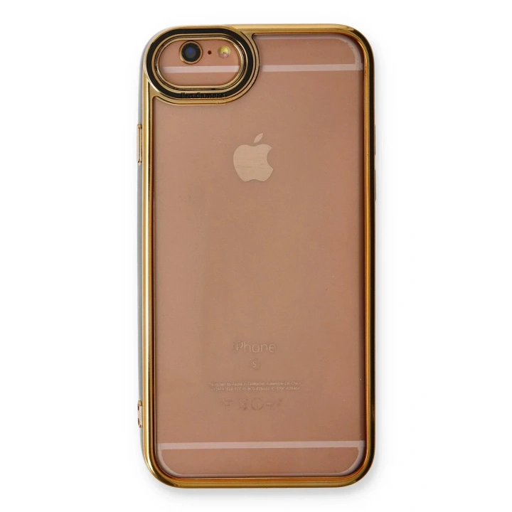 Mey İthalat®  iPhone 6 Kılıf Liva Lens Silikon - Siyah