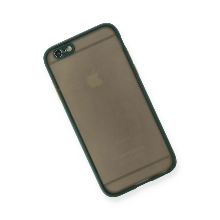 Mey İthalat®  iPhone 6 Kılıf Montreal Silikon Kapak - Yeşil
