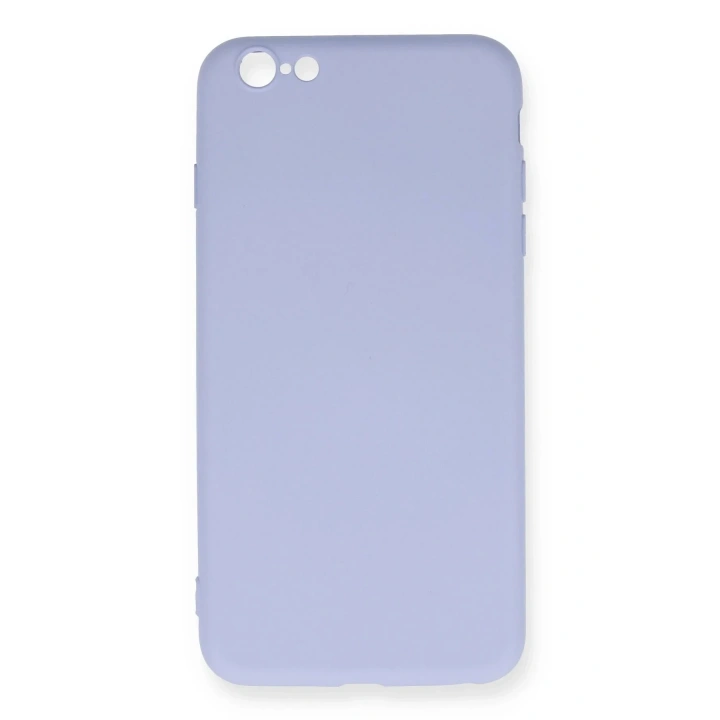 Mey İthalat®  iPhone 6 Plus Kılıf Nano içi Kadife Silikon - Lila