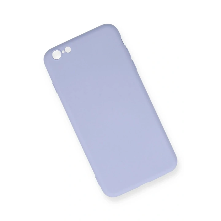 Mey İthalat®  iPhone 6 Plus Kılıf Nano içi Kadife Silikon - Lila