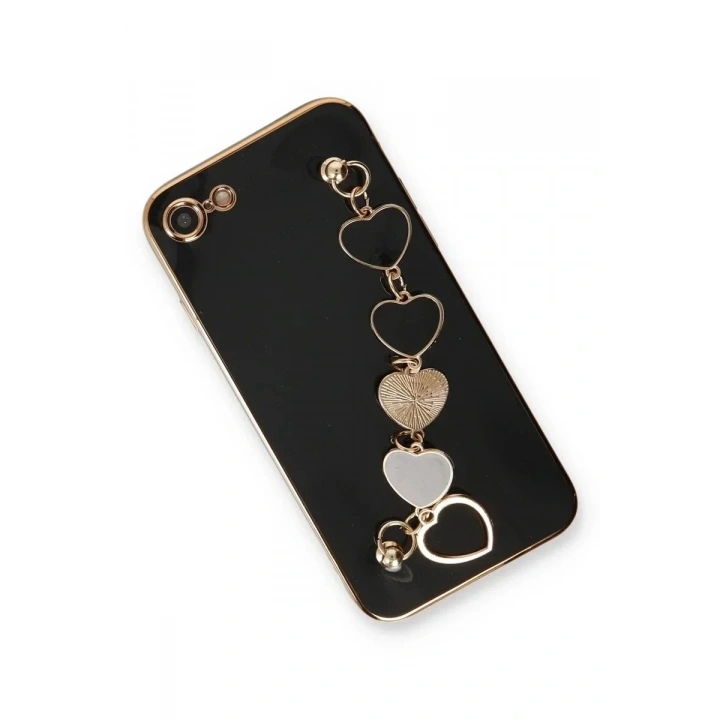 Mey İthalat®  iPhone 7 Kılıf Esila Silikon - Siyah