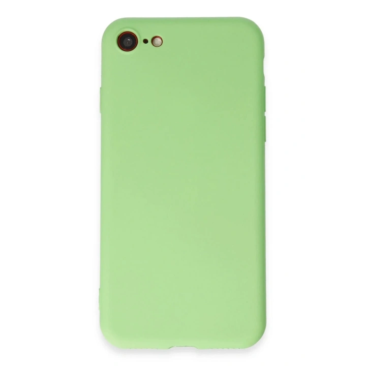 Mey İthalat®  iPhone 7 Kılıf First Silikon - Açık Yeşil