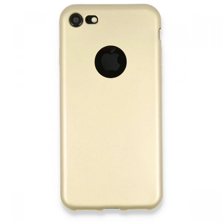 Mey İthalat®  iPhone 7 Kılıf First Silikon - Gold