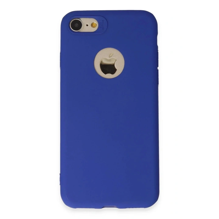 Mey İthalat®  iPhone 7 Kılıf First Silikon - Lacivert