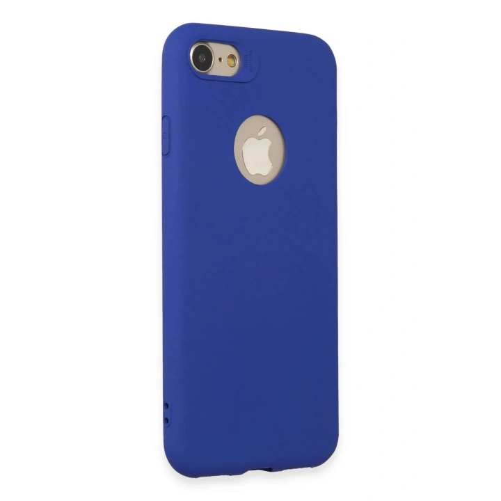 Mey İthalat®  iPhone 7 Kılıf First Silikon - Lacivert