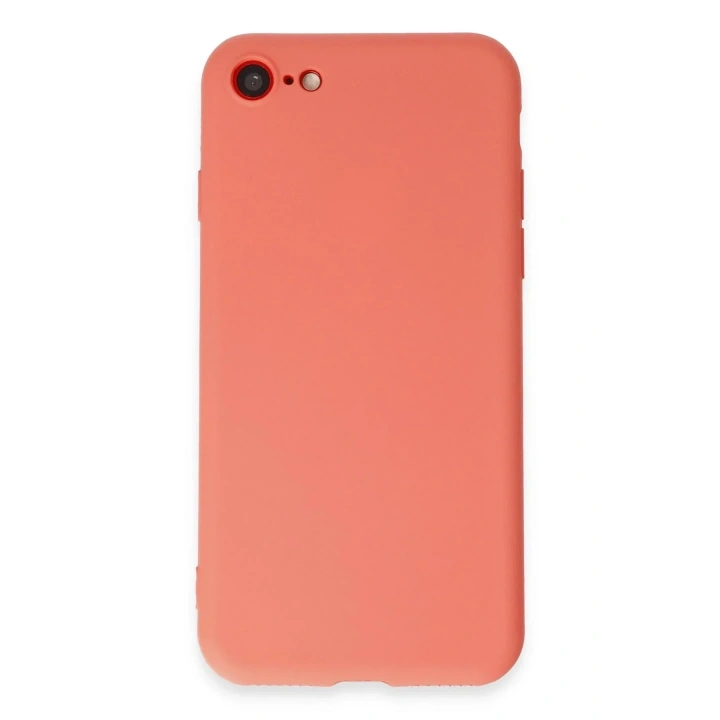 Mey İthalat®  iPhone 7 Kılıf First Silikon - Turuncu