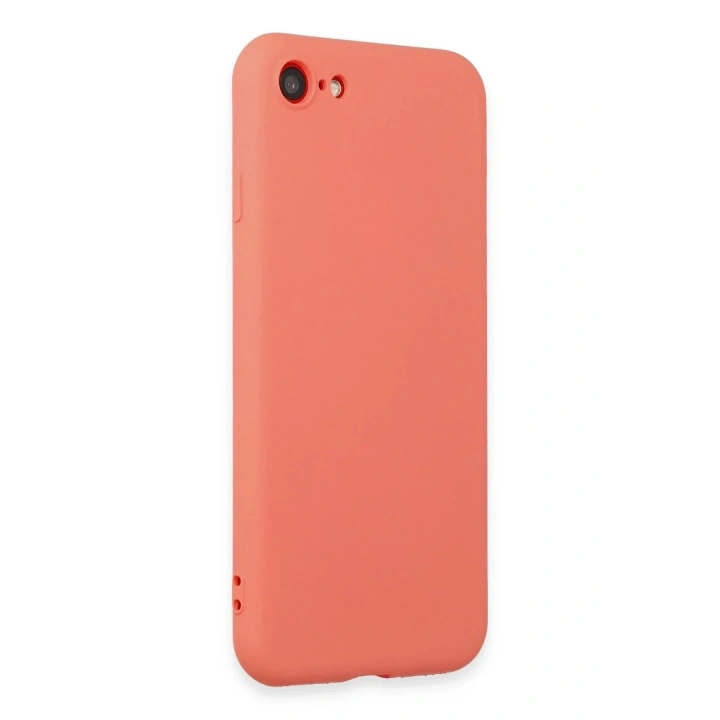 Mey İthalat®  iPhone 7 Kılıf First Silikon - Turuncu