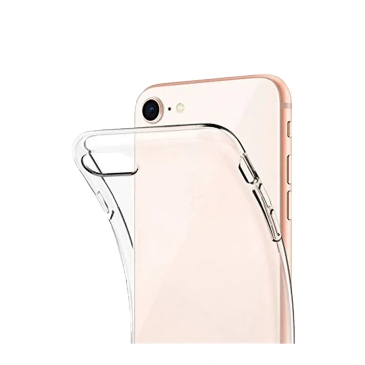 Mey İthalat®  iPhone 7 Kılıf Lüx Şeffaf Silikon