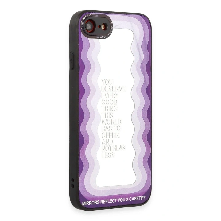 Mey İthalat®  iPhone 7 Kılıf Mirror Desenli Kapak - Mirror - 5