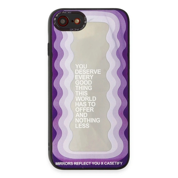 Mey İthalat®  iPhone 7 Kılıf Mirror Desenli Kapak - Mirror - 5