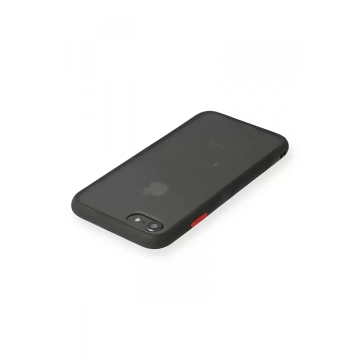 Mey İthalat®   iPhone 7 Kılıf Montreal Silikon Kapak - Siyah