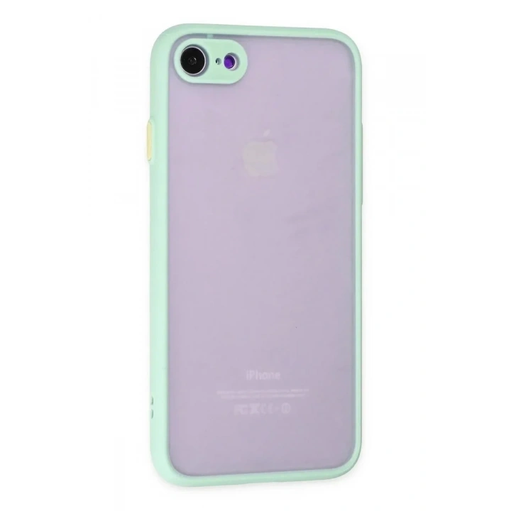 Mey İthalat®  iPhone 7 Kılıf Montreal Silikon Kapak - Turkuaz