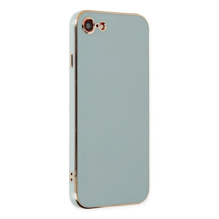 Mey İthalat®  iPhone 7 Kılıf Volet Silikon - Açık Yeşil