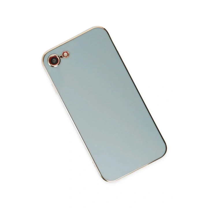 Mey İthalat®  iPhone 7 Kılıf Volet Silikon - Açık Yeşil