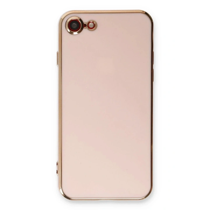 Mey İthalat®  iPhone 7 Kılıf Volet Silikon - Pembe