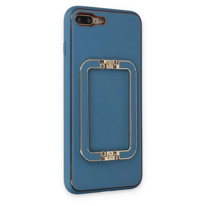 Mey İthalat®  iPhone 7 Plus Kılıf Coco Elit Kapak - Mavi