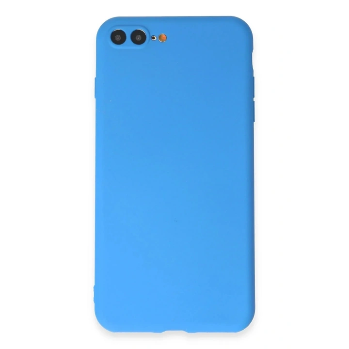 Mey İthalat®  iPhone 7 Plus Kılıf First Silikon - Mavi