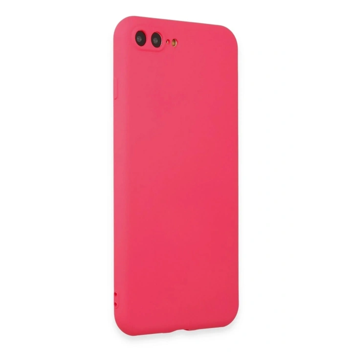 Mey İthalat®  iPhone 7 Plus Kılıf First Silikon - Pembe