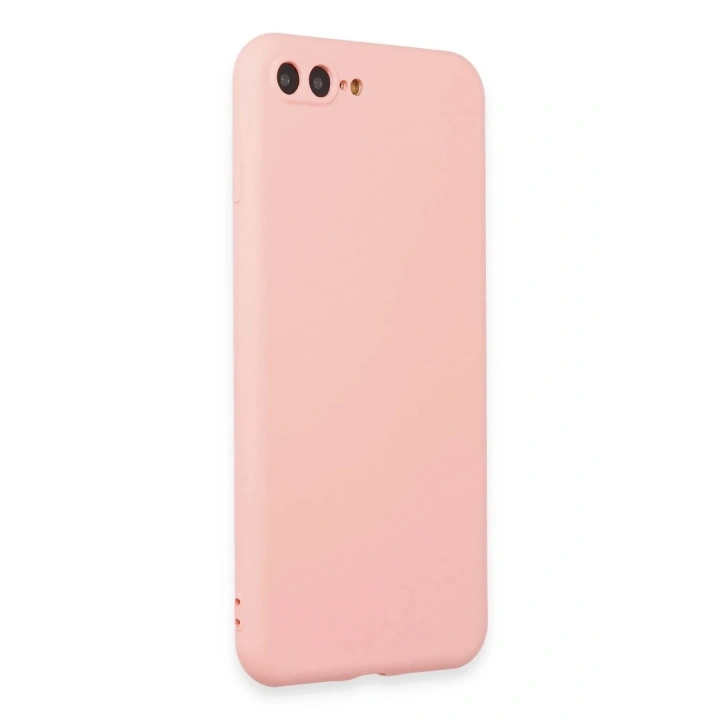 Mey İthalat®  iPhone 7 Plus Kılıf First Silikon - Pudra