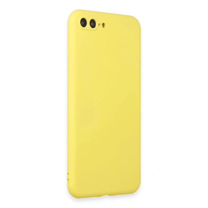 Mey İthalat®  iPhone 7 Plus Kılıf First Silikon - Sarı