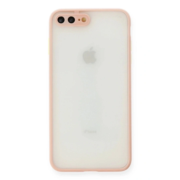 Mey İthalat®  iPhone 7 Plus Kılıf Montreal Silikon Kapak - Pembe