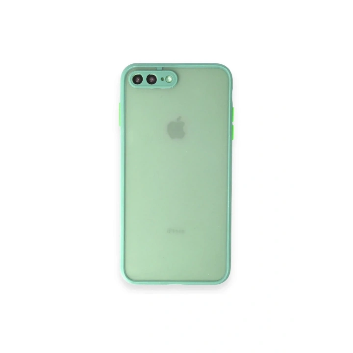 Mey İthalat®  iPhone 7 Plus Kılıf Montreal Silikon Kapak - Turkuaz