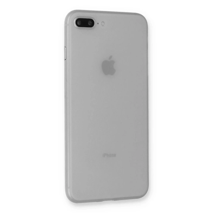 Mey İthalat®  iPhone 7 Plus Kılıf PP Ultra İnce Kapak - Beyaz