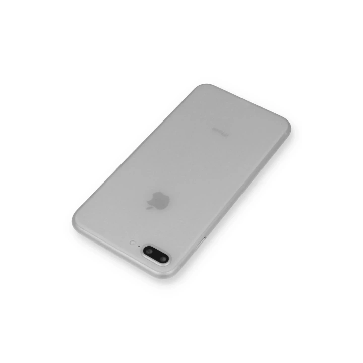 Mey İthalat®  iPhone 7 Plus Kılıf PP Ultra İnce Kapak - Beyaz